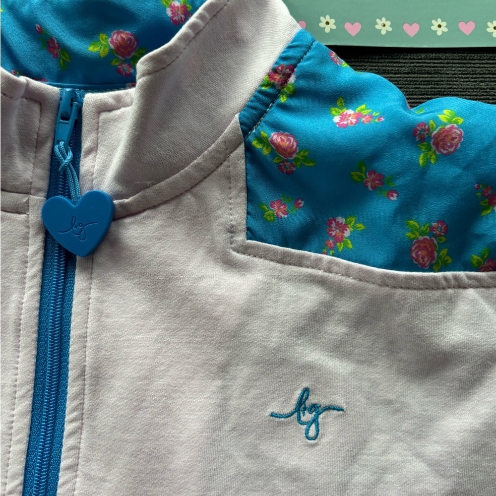 NWT girls Love+Grow Clothing Co Matching Set skirt (10) and 1/4 zip jacket (12) - Picture 14 of 16